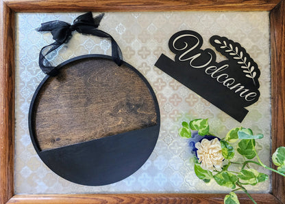 Black/Dark Walnut - Interchangeable Door Hanger