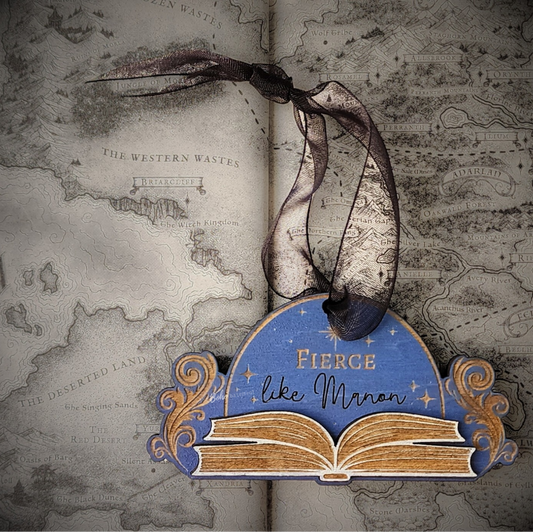 "Fierce Like Manon" Layered Throne of Glass Ornament