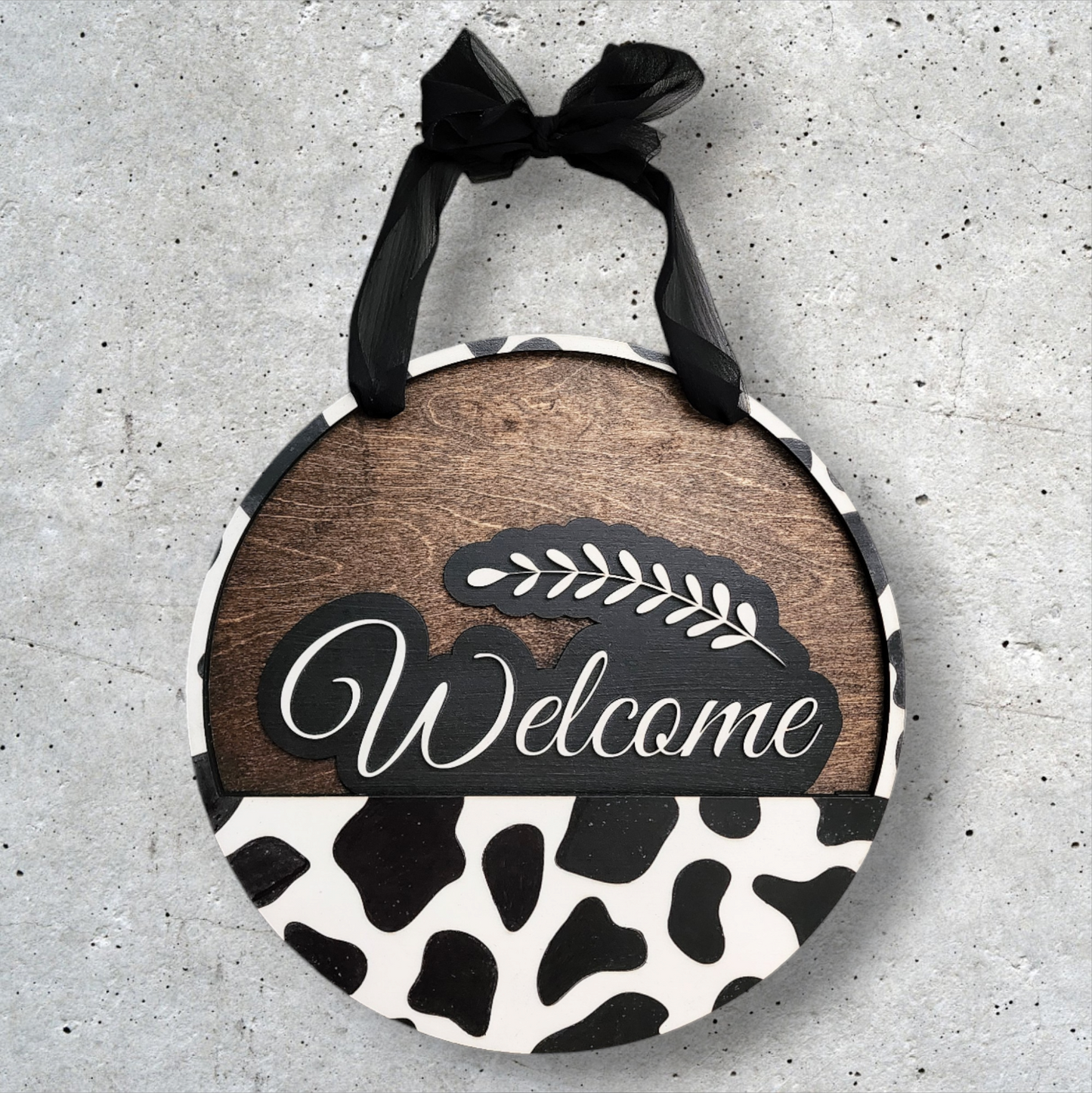 COW PRINT Interchangeable Door Hanger (Special Edition)