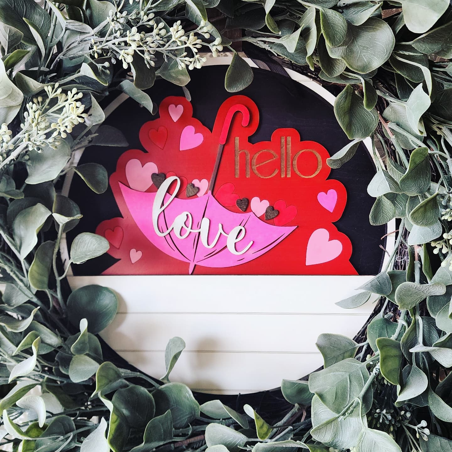 "Hello Love" Umbrella Insert